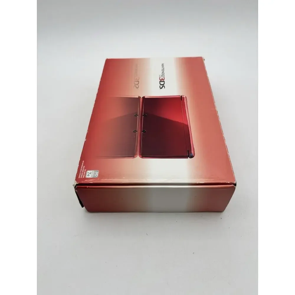 Nintendo 3DS Flare Red Complete in Box CIB Excellent Condition CRT-001